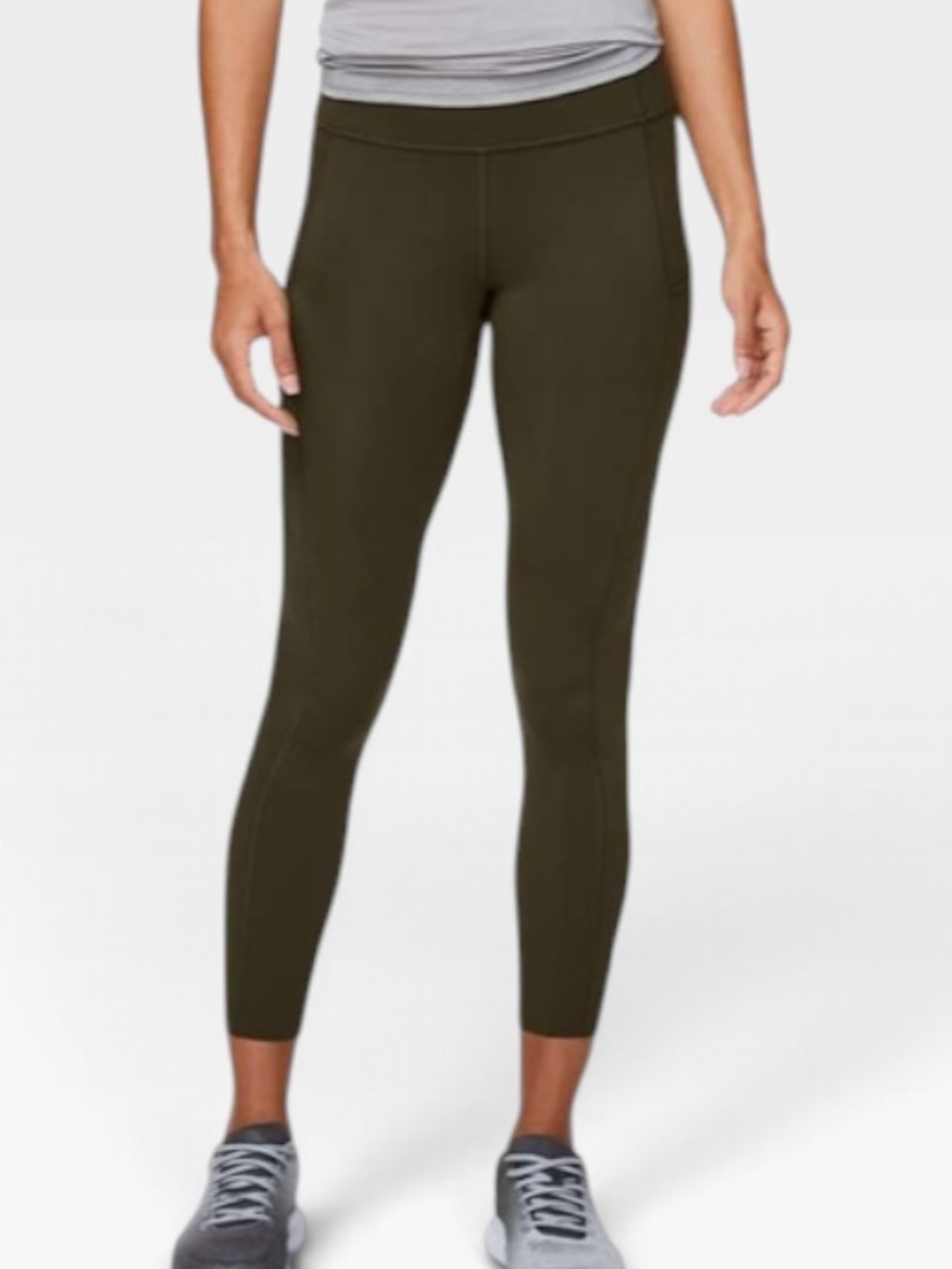 Lululemon Fast & Free Tight II 25” Dark Olive DKOV Size 12 NWT - Picture 8 of 15